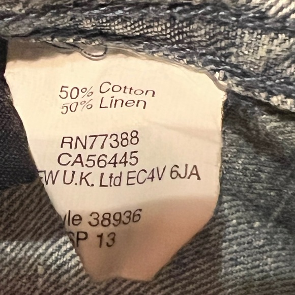 J. Crew Denim Tunic Shirt Dress Long Sleeved Collared 💙 - Picture 6 of 7